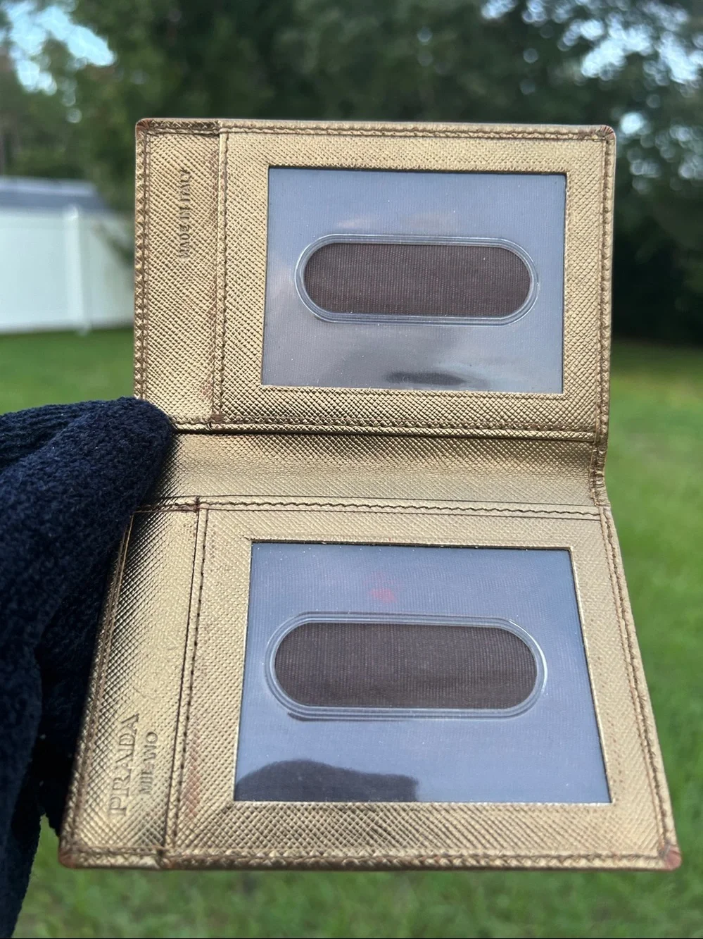 Prada bifold passcase/ID card holder